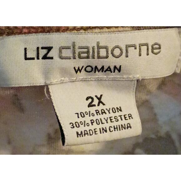 Liz Claiborne Woman Bundle of 4: Women 2x Lightweight Comfort T-shirts - Picture 7 of 15